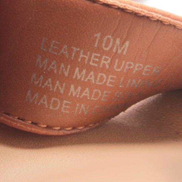 Gianni Bini Platform Wedge Leather Sandal Women10M Brown - Picture 7 of 16